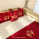 Постельное бельё из сатина "Золотая монограмма семьи"